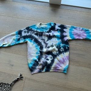 Mother small tie dye sweatshirt